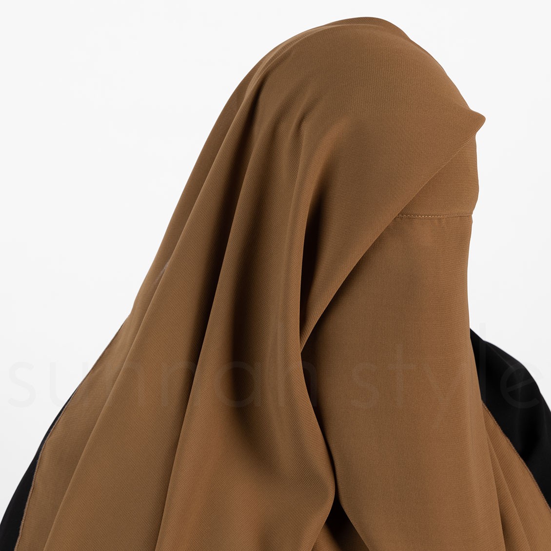 Sunnah Style Three Layer Niqab Caramel